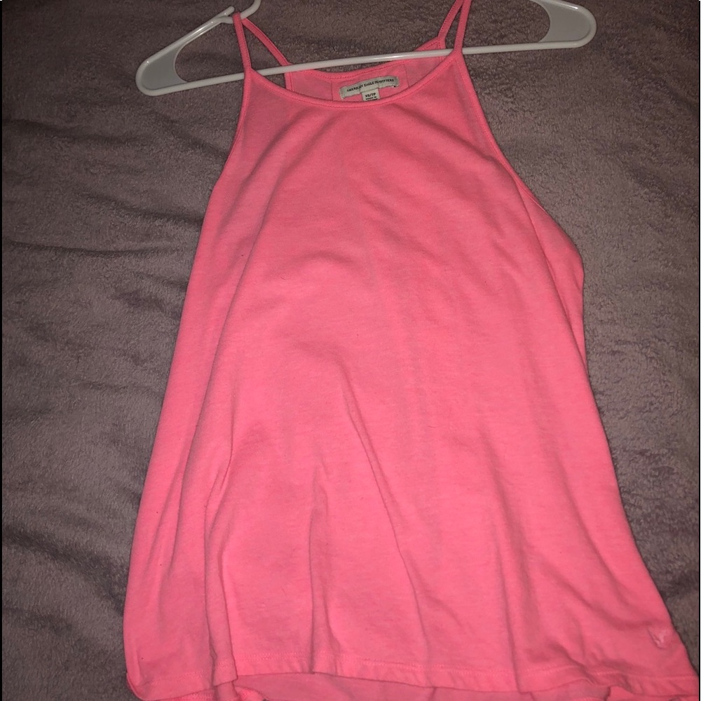 Pink high neck top